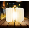 Lampka nocna LED świecąca książka drewniana składana biurkowa Rozmiar L